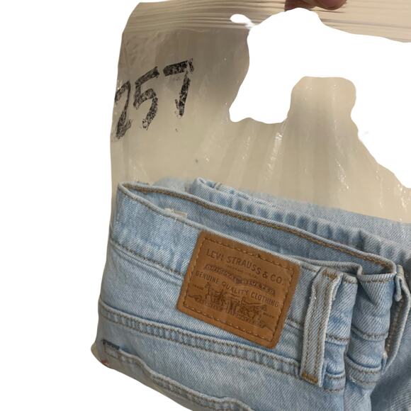 Levis Premium Wedgie Straight Button Fly Jeans Womens Size 25 x 26 - Picture 11 of 11